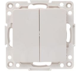 Механизм 2-клавишного выключателя EKF PROxima Стокгольм 10А, белый EYV10-123-10 