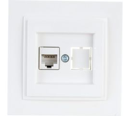 Компьюетрная розетка MONO ELECTRIC Despina, Rj45, Cat6, слоновая кость 102-010005-125 