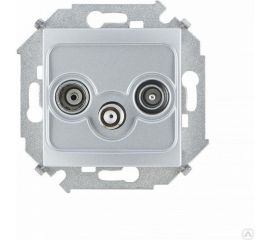 Розетка R-TV-SAT Simon одиночная, винтовой зажим, алюминий 1591466-033 