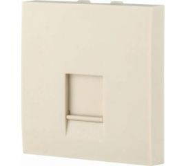 Накладка для телефонной/компьютерной розетки LK Studio RJ 45x45мм бежевый LK45 853201-1 