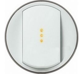 Одинарная клавиша с подсветкой Legrand Celiane Белый 68003 