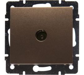 Розетка ТВ Lezard RAIN проходная, цвет бронза, матовый 703-3188-129 