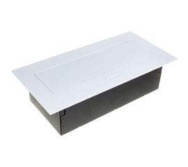 Выдвижной встраиваемый розеточный блок GTV на 3 EURO розетки AE-BP03GS-10 