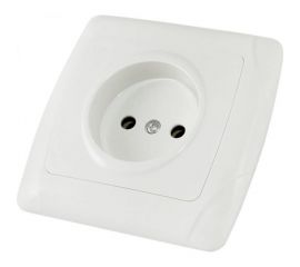 Розетка, белая 2П 10А 250В TDM Онега SQ1805-0015 
