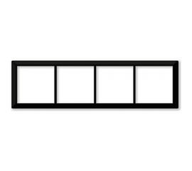 Четырехпостовая рамка CGSS горизонтальная/вертикальная, черная Практика PL-P104-BCM 