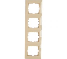 Четырехместная вертикальная рамка LEZARD KARINA б/ вст крем 707-0300-154 