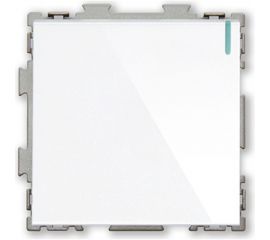 Одноклавишный выключатель CGSS белый "Практика" PL-W101-WCG 