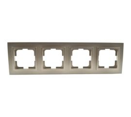 4-местная рамка MONO ELECTRIC DESPINA титан 102-220000-163 