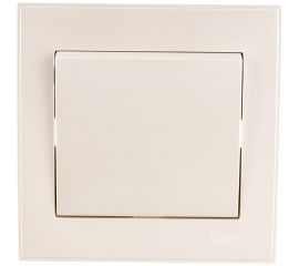 Выключатель Lezard RAIN жемчужно-белый металлик 703-3030-100 