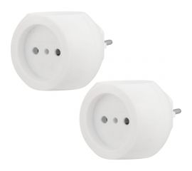 Набор электрических тройников REXANT Шар, 6 А, белый 2 шт 11-1063-2 