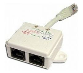 Y-адаптер TWT 1 телефонный и 1 компьютерный порт Y-E2-U2 