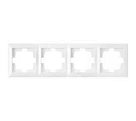 Рамка 4-местная Bylectrica, серия СТИЛЬ, белый, ЮЛИГ.735212.217 
