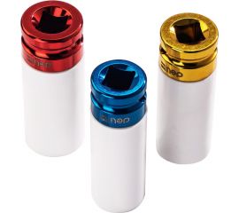 Набор ударных головок dl2003q 3 шт 17/19/21 мм, Cr-mo, пластиковый кейс DELI 104462 