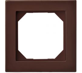 Одноместная рамка LIREGUS Эпсилон K14-245-01 E/R коричневая 28-146 