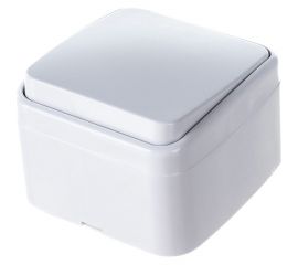 1-клавишный выключатель TDM открытой установки IP20 10А, белый ""Дача"" Народная SQ1824-0001 