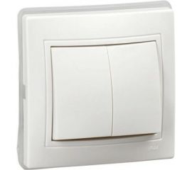 Выключатель IEK KVARTA 2кл ВС10-2-0-КБ-44 10А IP44 бел. KV-V20-10-44-K01 