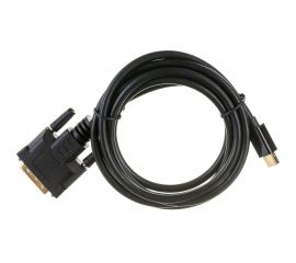 Кабель Cablexpert mDP-DVI 20M/25M, 1.8м, черный, позолоченные разъемы, пакет CC-mDPM-DVIM-6 