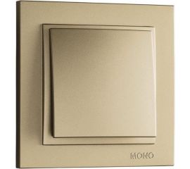 Одноклавишный выключатель MONO ELECTRIC Despina, титан 102-222225-100 