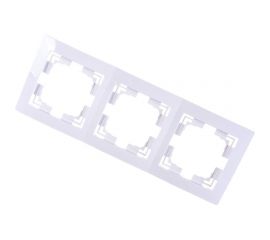 3-местная рамка Bylectrica серия УЮТ, без декоративной вставки, белый ЮЛИГ.735212.281 