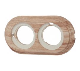 Рамка Bironi 2-х постовая, пластик, цвет Карельская Сосна BF1-620-13/PL 