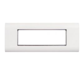 Настенная лицевая панель под 3 вставки, белая NIKOMAX NMC-PL3PM-WT 