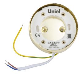 Накладной светильник Uniel GX53/FT GOLD 10 PROM, В составе набора из 10шт. UL-00004147 