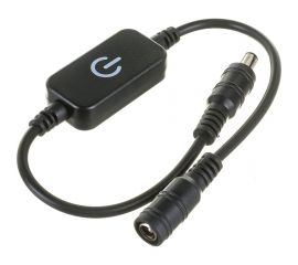 Сенсорный диммер-выключатель Lamper для светодиодной ленты с коннектором DC 5,5x2,1 мм 143-107-1 