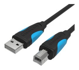 Кабель Vention USB 2.0 AM/BM - 1м, черный VAS-A16-B100 