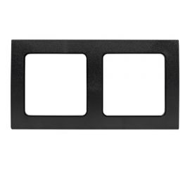 2-местная рамка EKF Стокгольм черная EXM-G-303-30 