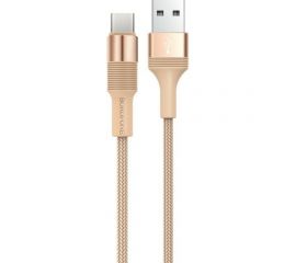 Кабель USB Borofone BX21 для Type-C, 3.0А, длина 1м, золотой 762136 