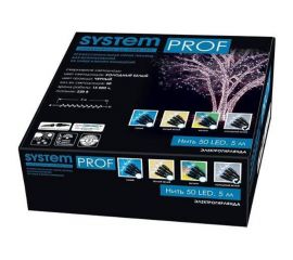 Электрогирлянда GLOS Нить 50 холодных белых LED, 5 метров GL-SP9002 