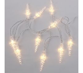 Светодиодная гирлянда NEON-NIGHT Сосульки 1.5м, 10LED, 2хАА 303-093 