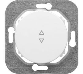 Механизм выключателя Bylectrica 1-клавишный, проходной, скрытая установка, серия ПРОВАНС, белый С610-3361 