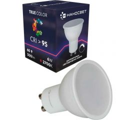 Диммируемая светодиодная лампа Наносвет LH-MR16-D-60/GU10/927, 6Вт, GU10, 100 град, 500 лм, 2700К, Ra95, L240 