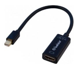 Кабель-адаптер mini DisplayPort - HDMI (f) 4Kх2K, 0,2 м, чёрный Belsis BW8801 