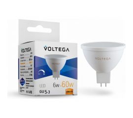 Светодиодная лампа VOLTEGA Софит GU5.3 2800К 6W диммируемый 7170 