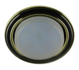 Встраиваемый светильник De Fran GX53 метал черный/золото, FT 9115 BKG 