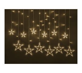Гирлянда Navigator 93 679 ngf-d025-02 бахрома, звезды, ww, 138, 2.5x0.6м, ip20, tr 93679 