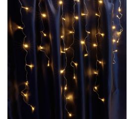 Светодиодная гирлянда FERON CL22 бахрома 4.5x0.7м + 3м, 230V, желтый, с питанием от сети 41632 