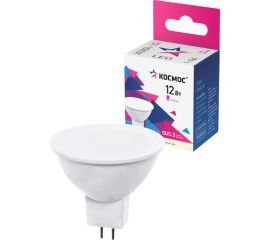 Светодиодная лампа КОСМОС LED JCDR 12Вт 220В GU 5.3 3000K, LkecLED12wJCDRC30 