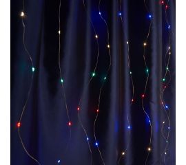 Светодиодная гирлянда FERON CL590 занавес 2х2 м + 2 м, мульти, USB 41637 