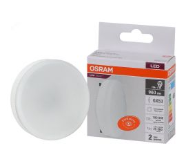Светодиодная лампа Osram LED Value, GX, GX53, 960Лм, 12Вт, замена 100Вт, 6500К, холодный белый свет 4058075582187 4058075582217 