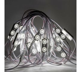 Светодиодный модуль MAKSILED 0.96Вт, 12В, IP67, SMD2835 2LED, 160лм, холодный белый, 20 шт./упаковка ML-M2SM-L-2835-W 