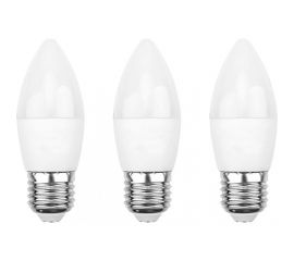 Светодиодная лампа REXANT 3 шт Свеча CN 11.5 Вт E27 4000 K нейтральный свет 604-030-3 