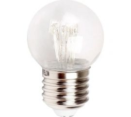 Светодиодная лампа-шар для украшения NEON-NIGHT диаметр 45 мм, цоколь e27, 6 LED, 1 Вт розовая 405-127 