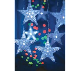 Электрогирлянда GLOS 6 сверкающих звезд, 156 LED GL7009 