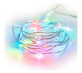 Гирлянда NEON-NIGHT Роса 2м, 20 диодов, USB, цвет RGB 315-959 