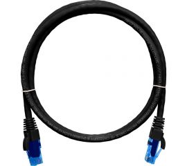 Шнур NIKOMAX, U/UTP 4 пары, категория 6, 7х0,205 мм, черный, 1,5м NMC-PC4UE55B-015-C-BK 