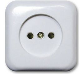 Штепсельная розетка ООО Ливны-Электро РА 10-007, белая РА 1726 