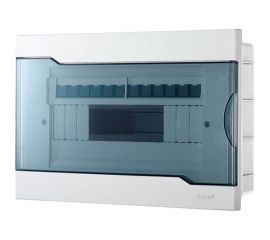 Бокс с прозрачной крышкой Lezard NEW ЩРВ-П-12 для внутренней установки 12-и модульных устройств 730-1000-012 NEW 